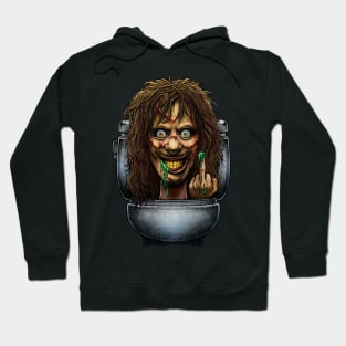 Horror toilet Monster #4 Hoodie